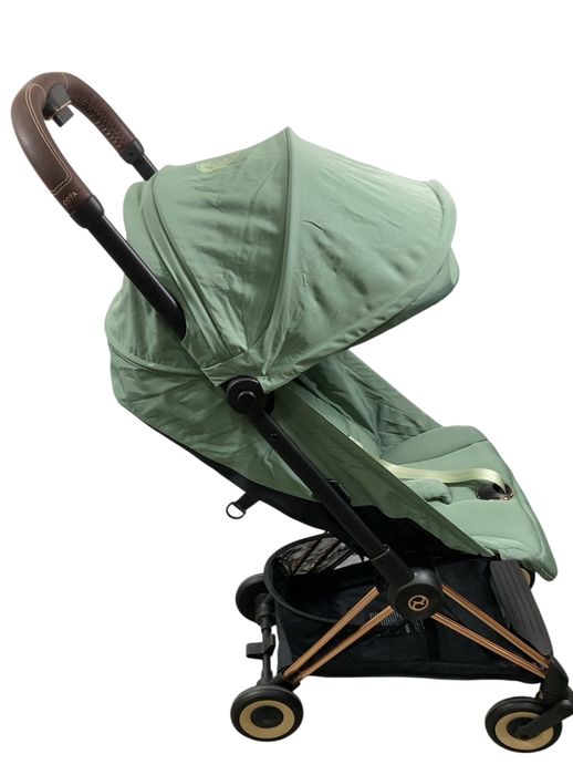 Shop Cybex Coya Stroller, 2023, Chrome, Leaf Green at Goodbuygears