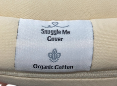 Shop Snuggle Me Organic Lounger Curve, Natural at Goodbuygears