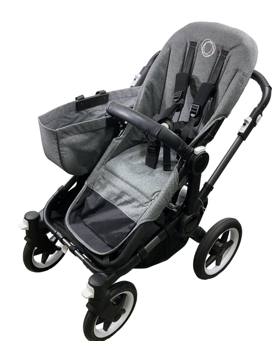 Shop Bugaboo Donkey 5 Stroller Mono, 2021, Graphite, Grey Melange at Goodbuygears