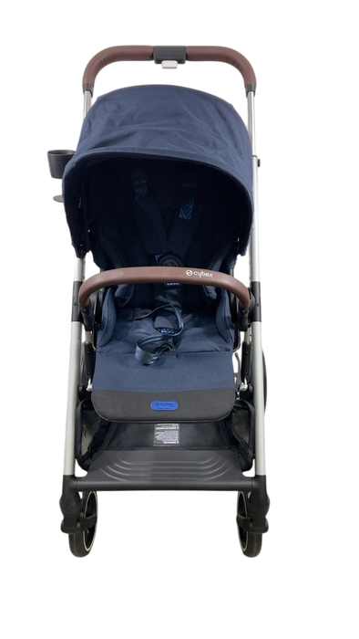 Shop Cybex Balios S Lux Stroller, Silver, Ocean Blue, 2024 at Goodbuygears