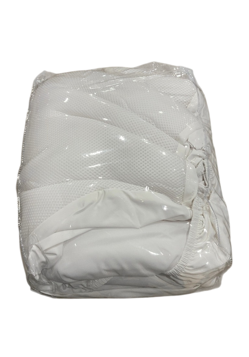 Shop Halo Breathable Crib Mattress Cover, White at Goodbuygears