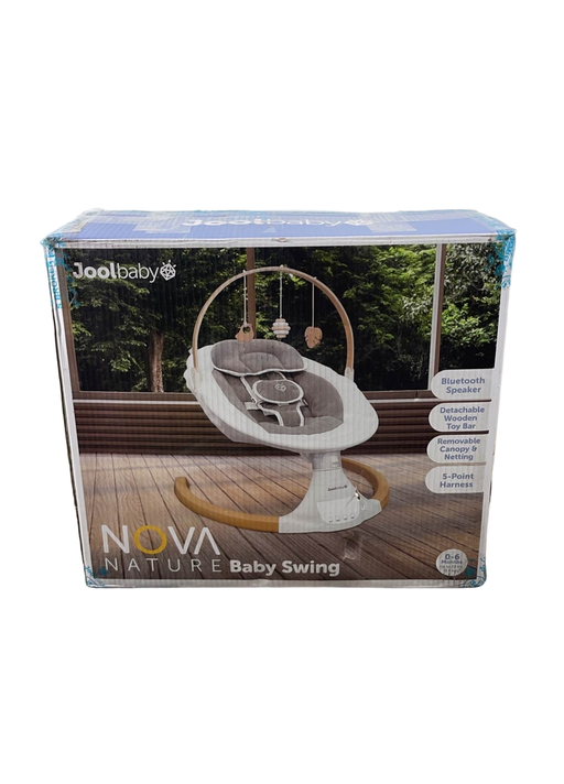 Shop Jool Nova Nature Baby Swing, Wood/White at Goodbuygears