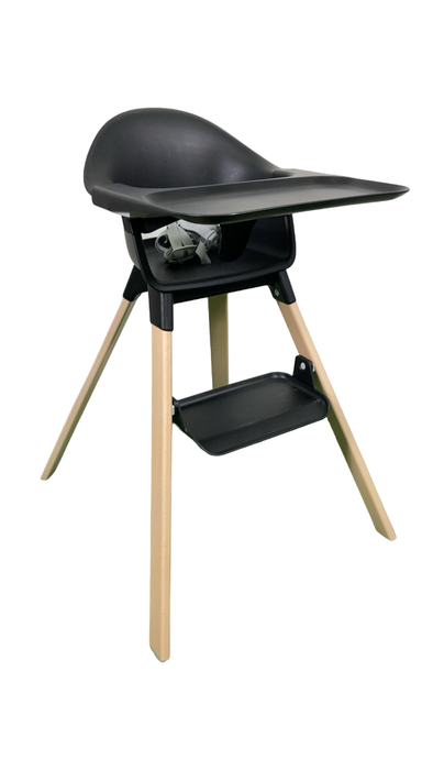Shop Stokke Clikk High Chair, Black Natural at Goodbuygears