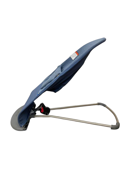 Shop BabyBjorn Bouncer Bliss, Dove Blue 3D Jersey, Dark Gray Frame at Goodbuygears