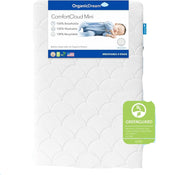 Shop Organic Dream ComfortCloud Mini Crib Mattress, White at Goodbuygears