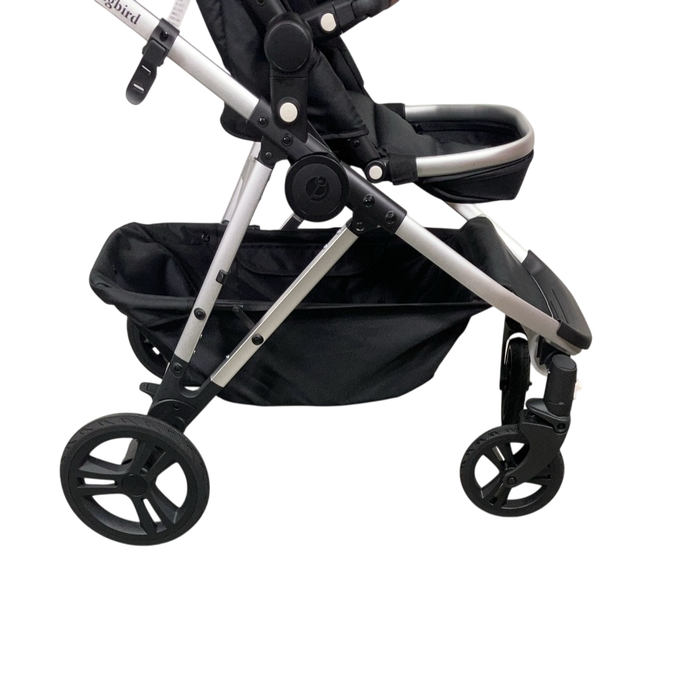 Shop Mockingbird Single to Double 2.0 Stroller, 2025, Black, Silver With Penny Leather, Watercolor Drops at Goodbuygears