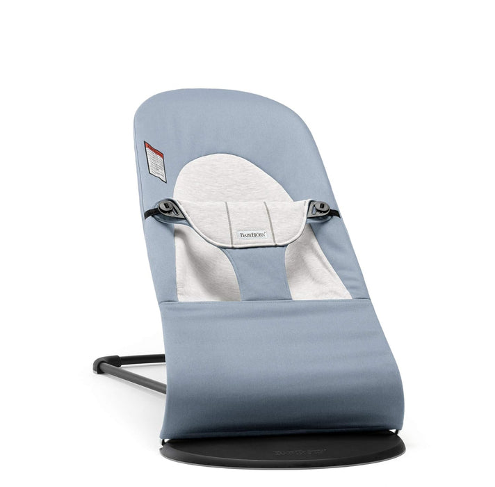 Shop BabyBjorn Bouncer Balance, Black Frame, Blue/Gray at Goodbuygears