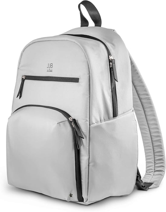 JuJuBe The Deluxe Diaper Backpack, Grey