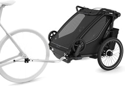 Shop Thule Chariot Sport 2 Bike Trailer, 2024, Black, Double at Goodbuygears