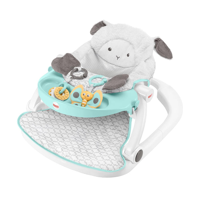 Shop Fisher Price Premium Sit-Me-Up Floor Seat with Toy Tray, Lamb at Goodbuygears