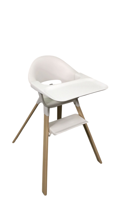 Shop Stokke Clikk High Chair, White at Goodbuygears