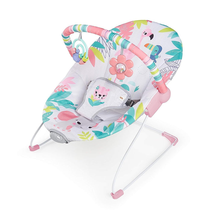 Bright Starts Vibrating Bouncer, Flamingo Vibes