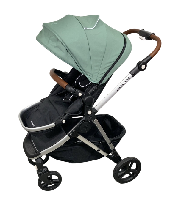 Shop Mockingbird Single 2.0 Stroller, 2025, Sage, Silver With Penny Leather, Windowpane at Goodbuygears