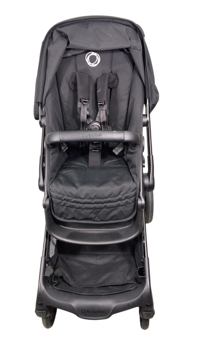 Shop Bugaboo Kangaroo Single To Double Stroller, 2024, Black, Midnight Black, Midnight Black at Goodbuygears