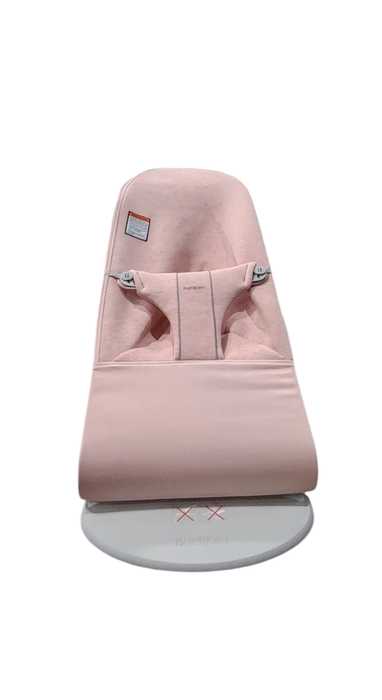 Shop BabyBjorn Bouncer Bliss, Light Pink 3D Jersey, Light Gray Frame at Goodbuygears