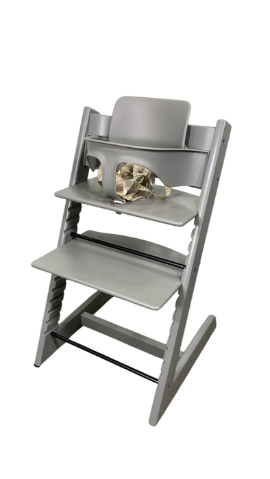 Stokke Tripp Trapp High Chair With Baby Set, Storm Grey, 1