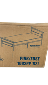 Shop BK Furniture Seattle Metal Twin Bed, Pink at Goodbuygears