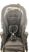 Shop Mockingbird Single to Double 2.0 Stroller, 2024, Black, Silver With Black Leather, Watercolor Drops at Goodbuygears