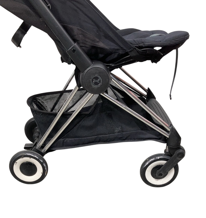 Shop Cybex Coya Stroller, 2023, Chrome, Sepia Black at Goodbuygears