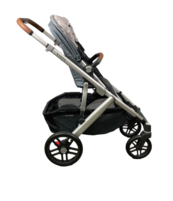 Shop UPPAbaby VISTA V2 Stroller, 2022, Gregory (Blue Melange) at Goodbuygears