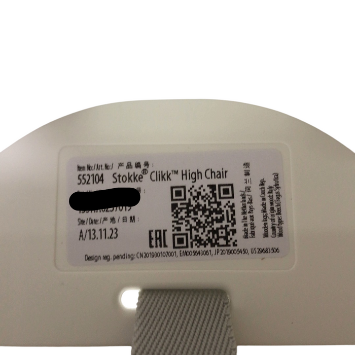 Shop Stokke Clikk High Chair, White at Goodbuygears