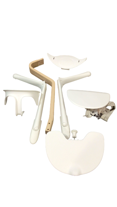 Shop Stokke Nomi High Chair, White/Natural at Goodbuygears