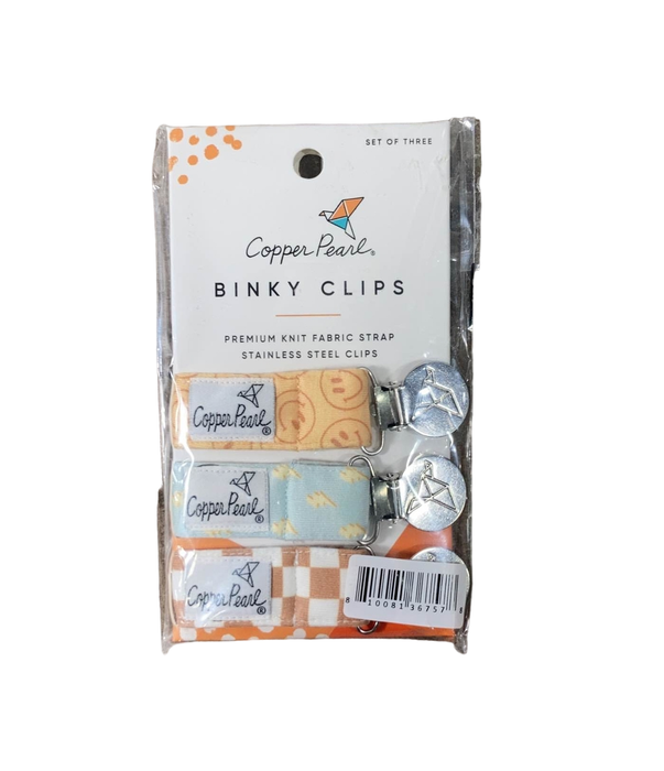 Shop Copper Pearl Binky Clip Set 3-pack, Vance at Goodbuygears