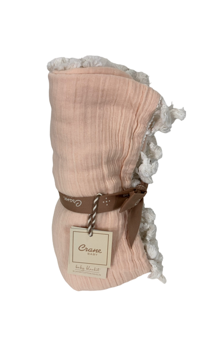 Shop Crane Baby 6 Layer Muslin Blanket, Desert Rose at Goodbuygears