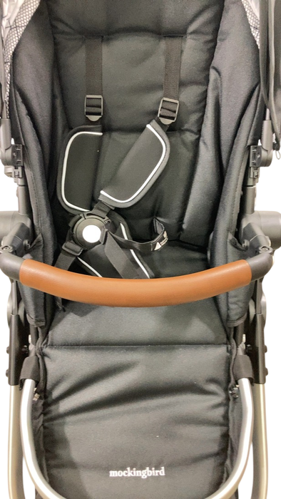 Shop Mockingbird Single to Double 2.0 Stroller, 2025, Black, Silver With Penny Leather, Windowpane at Goodbuygears