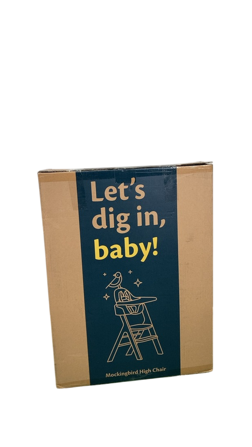 Shop Mockingbird High Chair, 2.0, Natural Beech, White at Goodbuygears