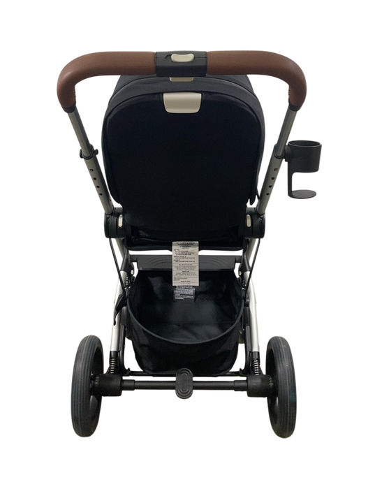 Shop Cybex Balios S Lux Stroller, 2022, Silver, Moon Black at Goodbuygears