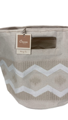 Shop Crane Baby Chevron Neutral Storage Bin at Goodbuygears