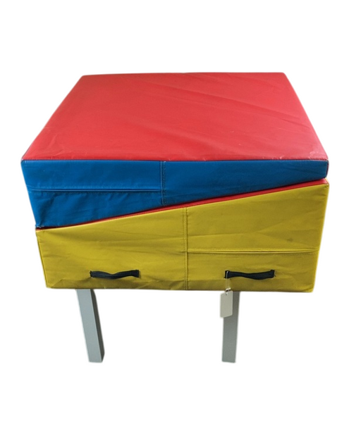 Shop Folding Gym Mat, 64lx14w, Red,Blue,Yellow at Goodbuygears