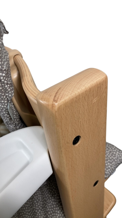 Shop Stokke Tripp Trapp Complete High Chair, Dots Grey, Natural at Goodbuygears