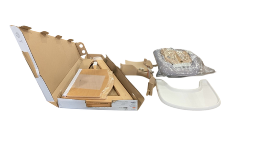 Shop Stokke Tripp Trapp High Chair Complete² + Newborn Set, Nordic Grey, Whitewash at Goodbuygears