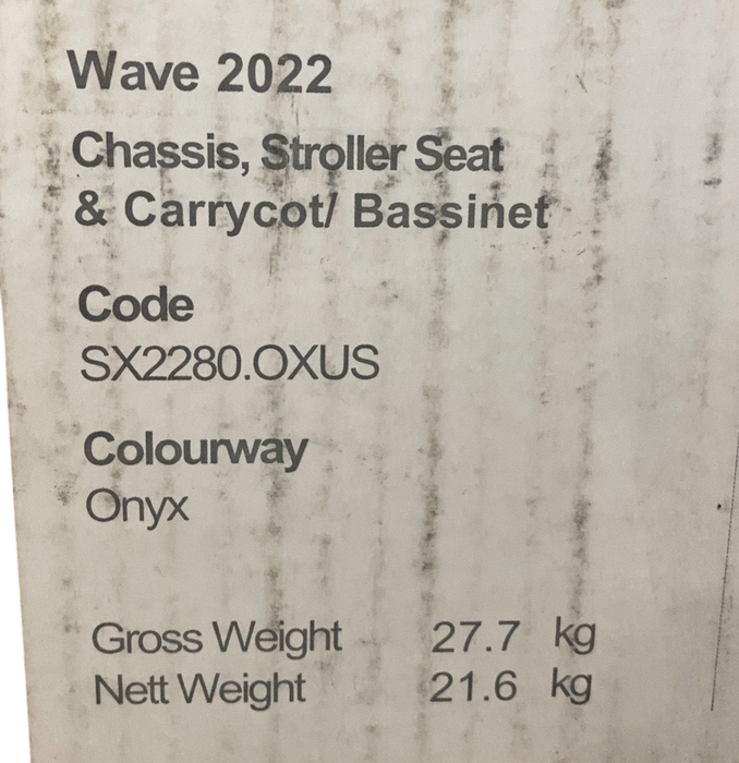 Shop Silver Cross Wave Stroller, 2022, Onyx at Goodbuygears