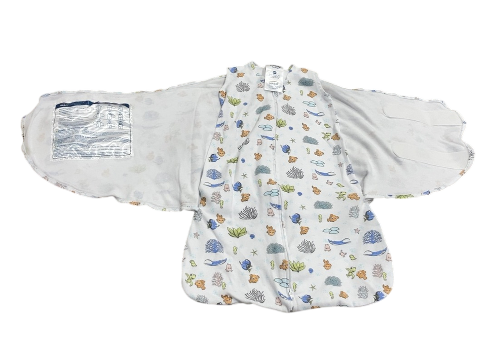 Shop Halo Organic Cotton SleepSack Swaddle, Newborn, Great Barrier Reef, Finding Nemo at Goodbuygears