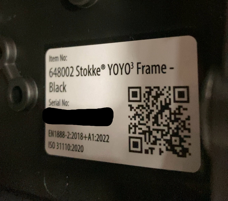 Shop Stokke YOYO3 Complete Stroller, 2024, Black, Stone at Goodbuygears