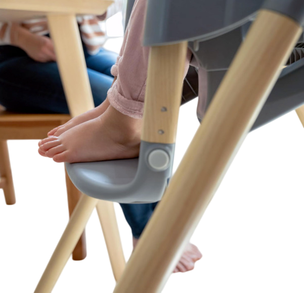 Shop Ingenuity Proper Positioner Deluxe High Chair, Chambray at Goodbuygears