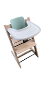 Shop Stokke Tripp Trapp High Chair with Baby Set and Tray, Soft Mint, Whitewash at Goodbuygears