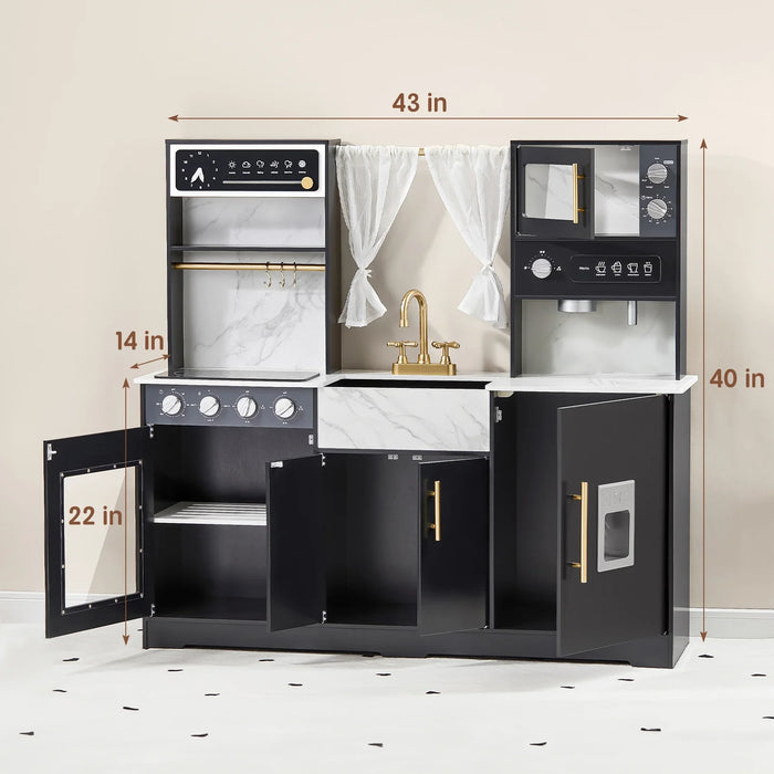 Shop Tiny Land Iconic Kitchen, Black at Goodbuygears