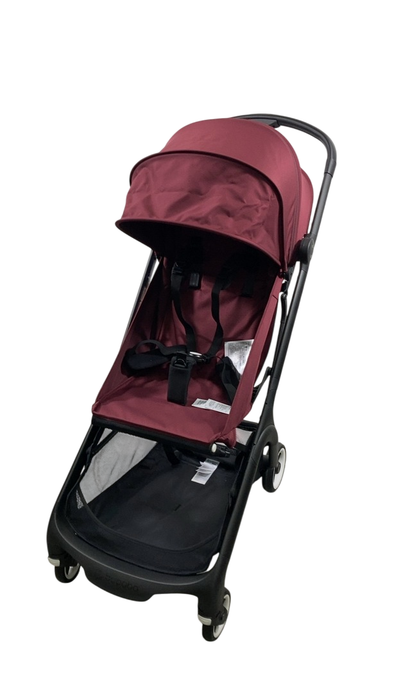 Shop Bugaboo Butterfly Stroller, 2024, Black, Dark Cherry, Dark Cherry at Goodbuygears