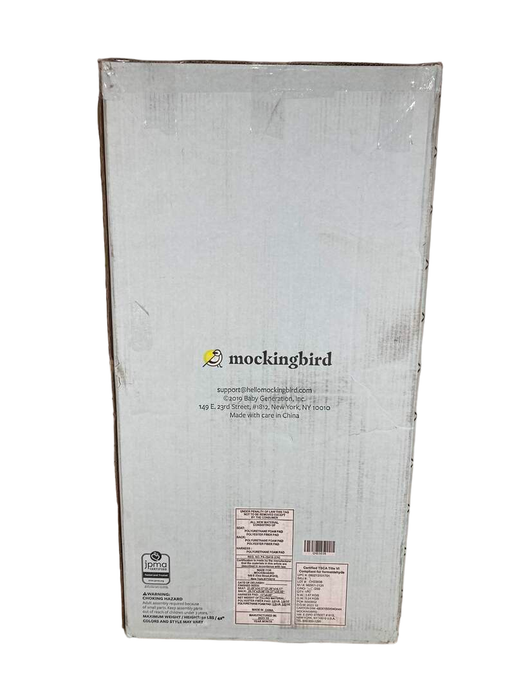 Shop Mockingbird 2nd Seat Kit with Extendable Canopy, Black, Windowpane, Silver With Penny Leather at Goodbuygears