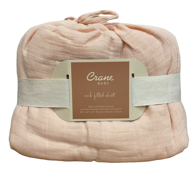 Shop Crane Baby Crib Fitted Sheet, Desert Rose at Goodbuygears
