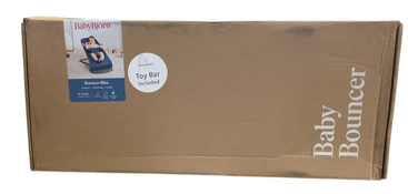 Shop BabyBjorn Bouncer Bliss Bundle With Toy Bar, Dark Gray Frame, Googly Eyes, Midnight Blue Classic Quilt at Goodbuygears