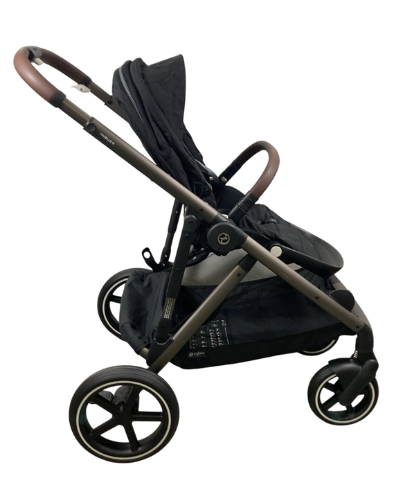 Shop Cybex Gazelle S Modular Stroller, 2024, Moon Black, Taupe Frame at Goodbuygears