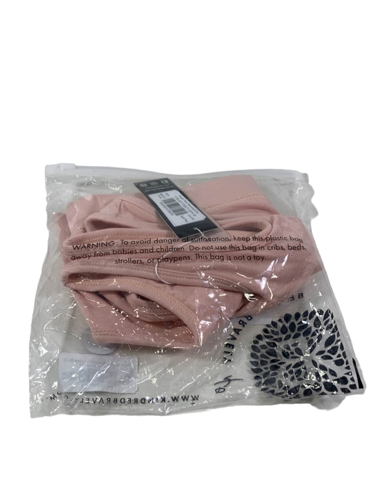 secondhand Kindred Bravely French Terry Racerback Nursing And Sleep Bra, Soft Pink, Medium- Busty