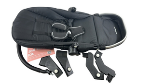 Shop Mockingbird 2nd Seat Kit 2.0, No Canopy, No Canopy, Silver With Black Leather at Goodbuygears