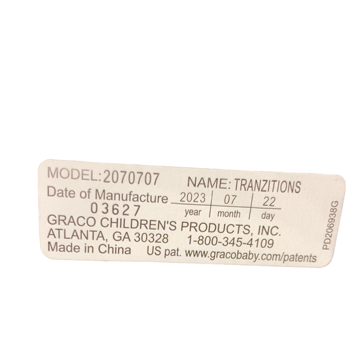 Shop Graco Tranzitions 3-in-1 Harness Booster Car Seat, 2023, Proof at Goodbuygears
