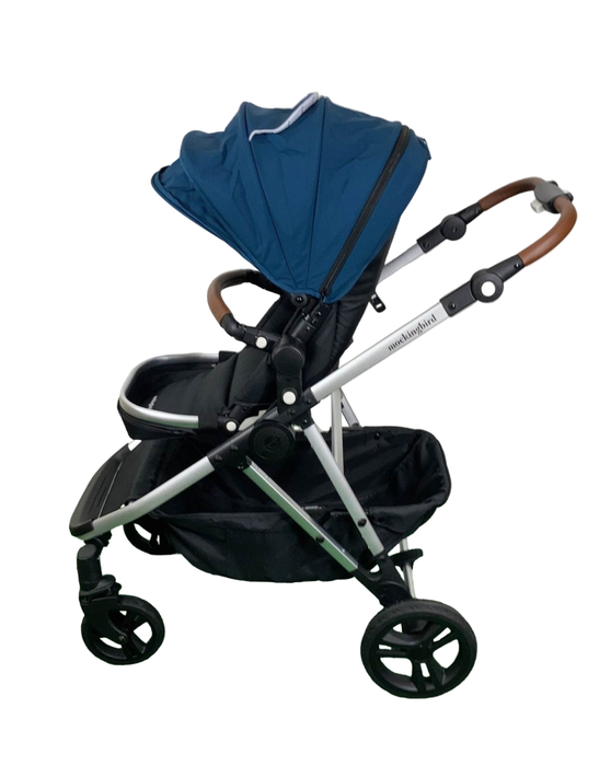 Shop Mockingbird Single to Double 2.0 Stroller, Silver with Penny Leather, Windowpane, Sea, 2024 at Goodbuygears